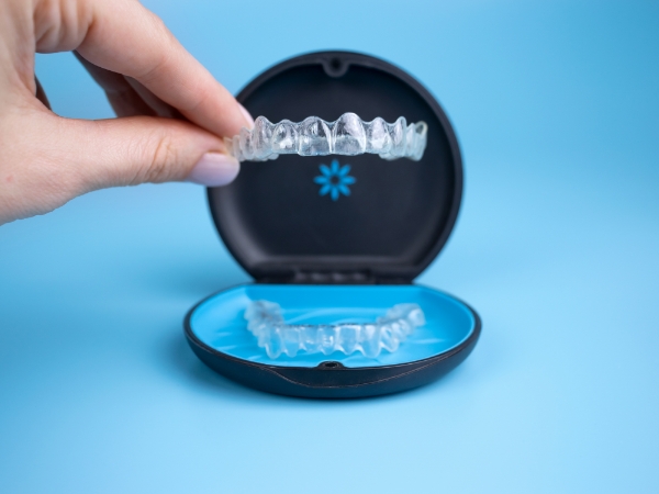 Invisalign in hand